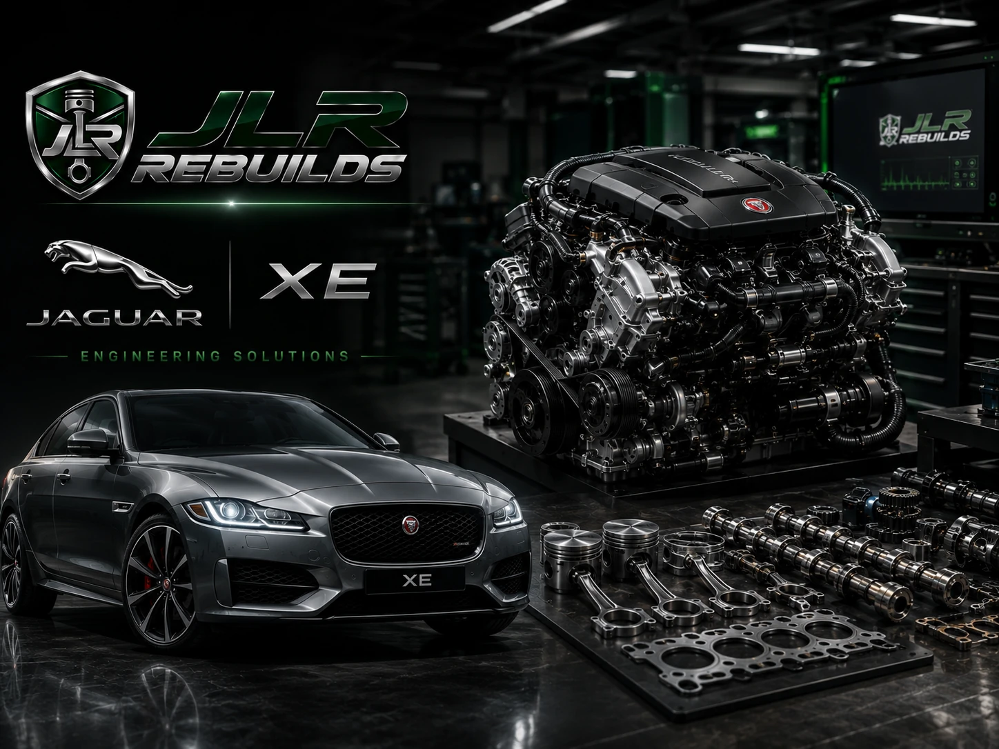 Comprehensive Jaguar XE engine rebuild engineering solutions