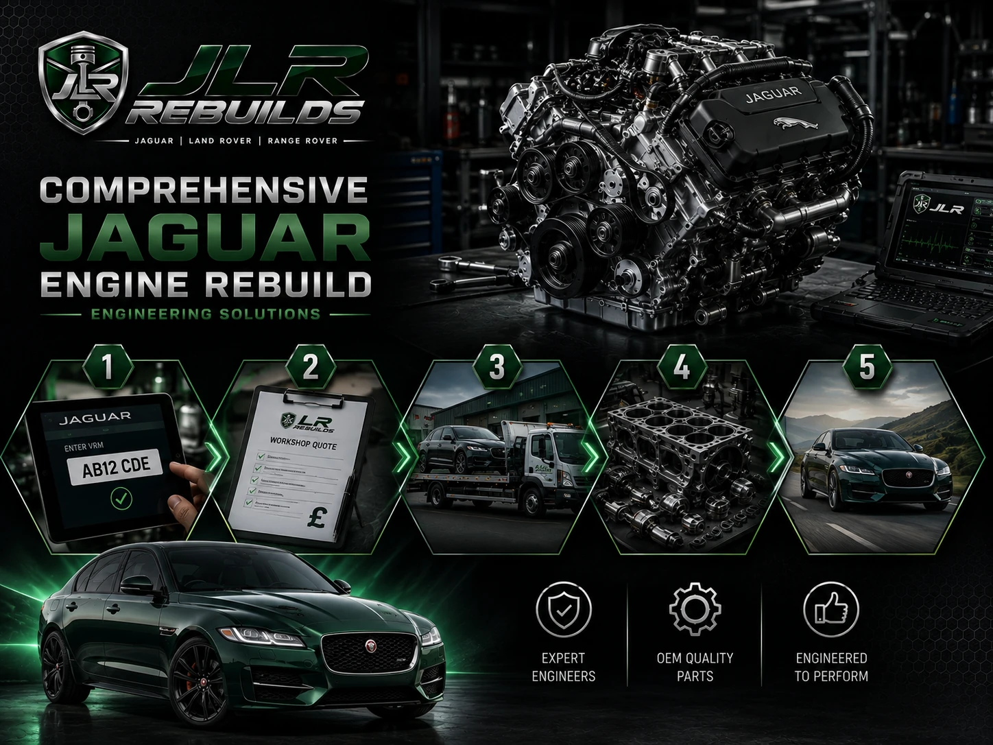 Comprehensive Jaguar engine rebuild engineering solutions
