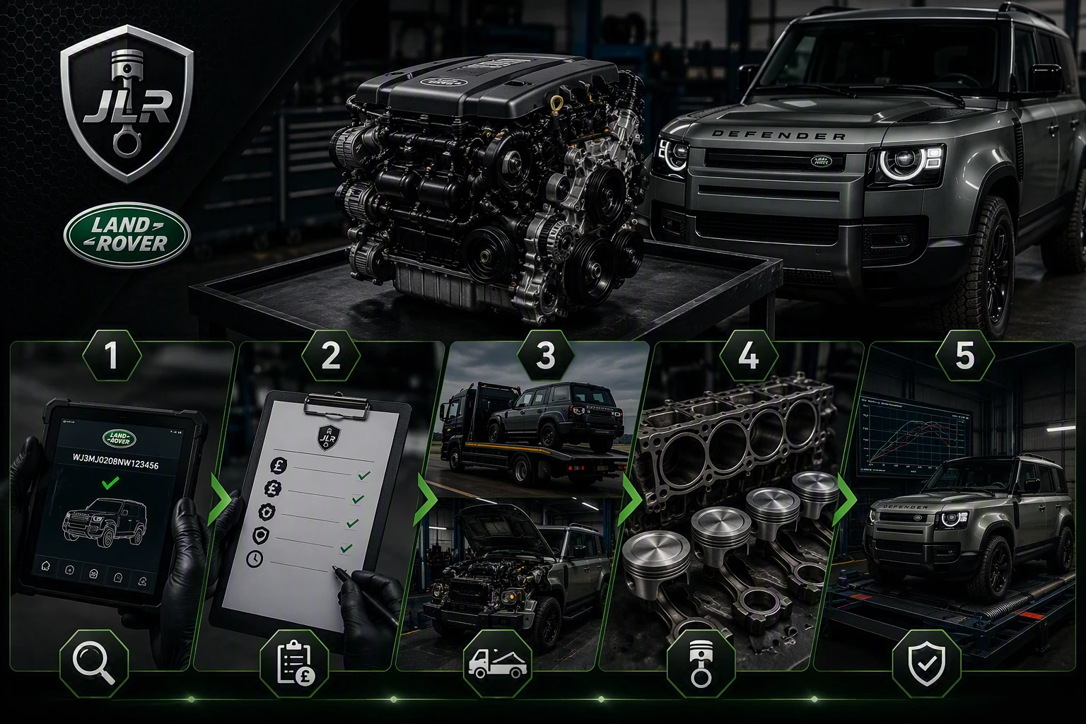 How the Defender Engine Rebuild Process Works