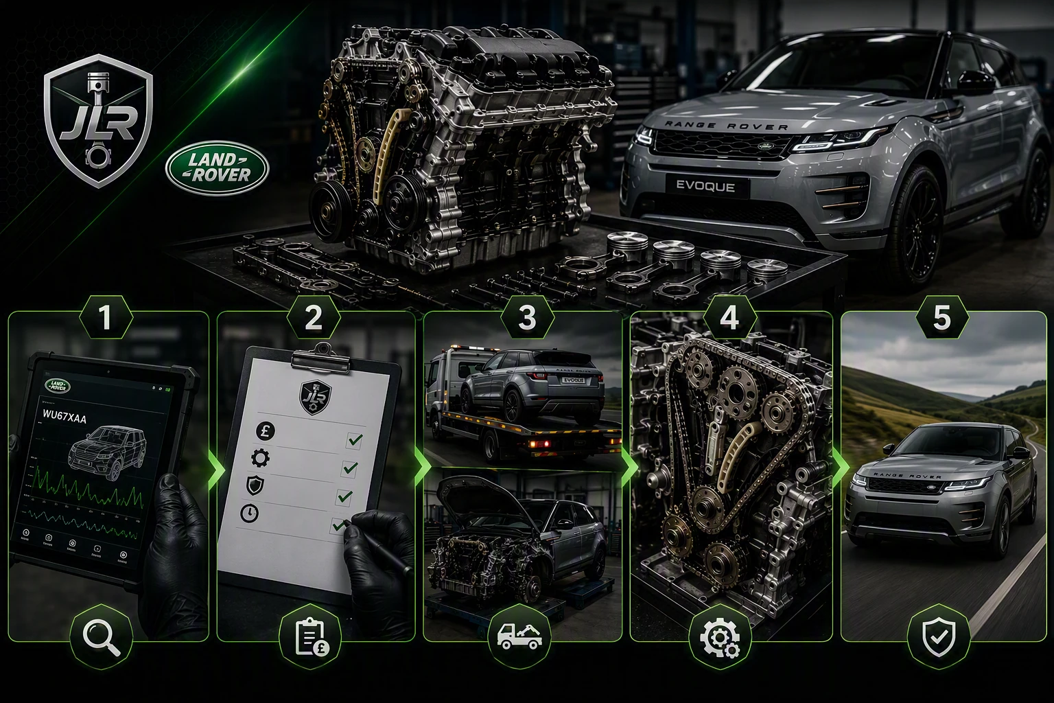 How the Evoque Engine Rebuild Process Works