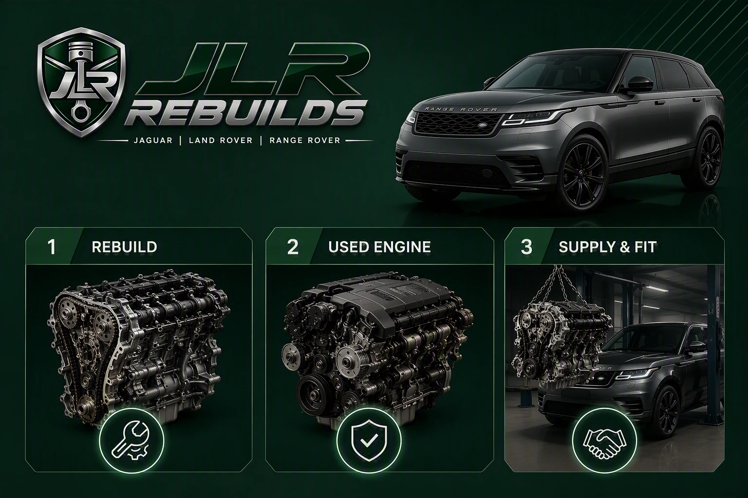 Three Ways to Fix a Failing Velar Engine