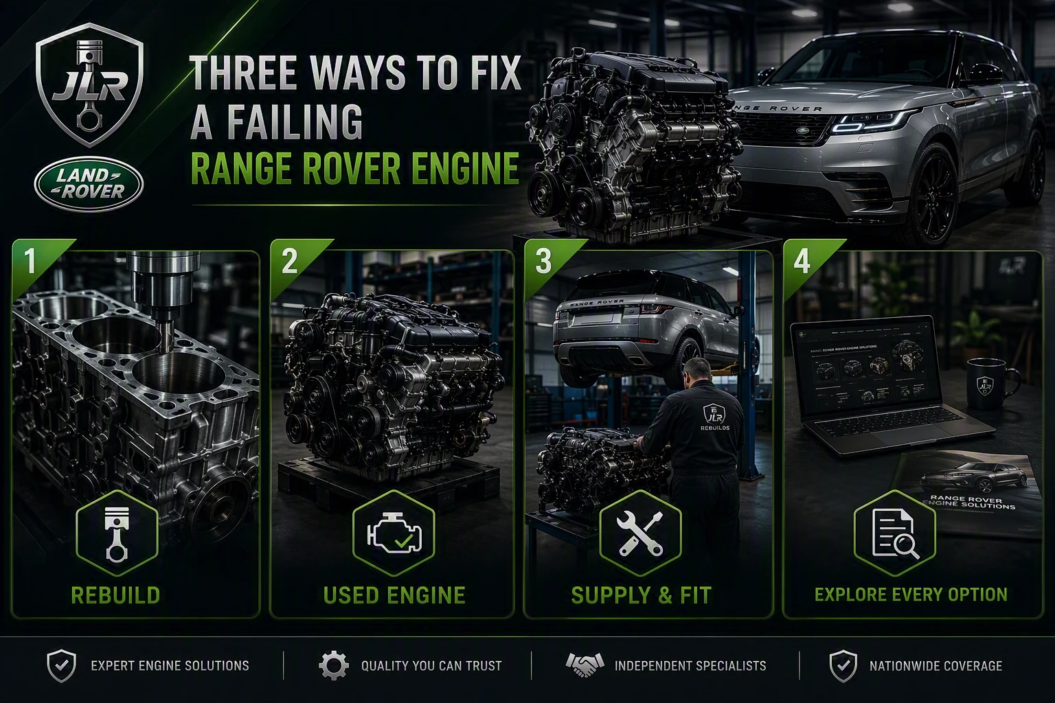 Three Ways to Fix a Failing Range Rover Engine