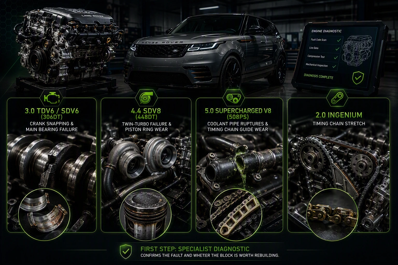 Which Range Rover Engine Problem Are You Dealing With?