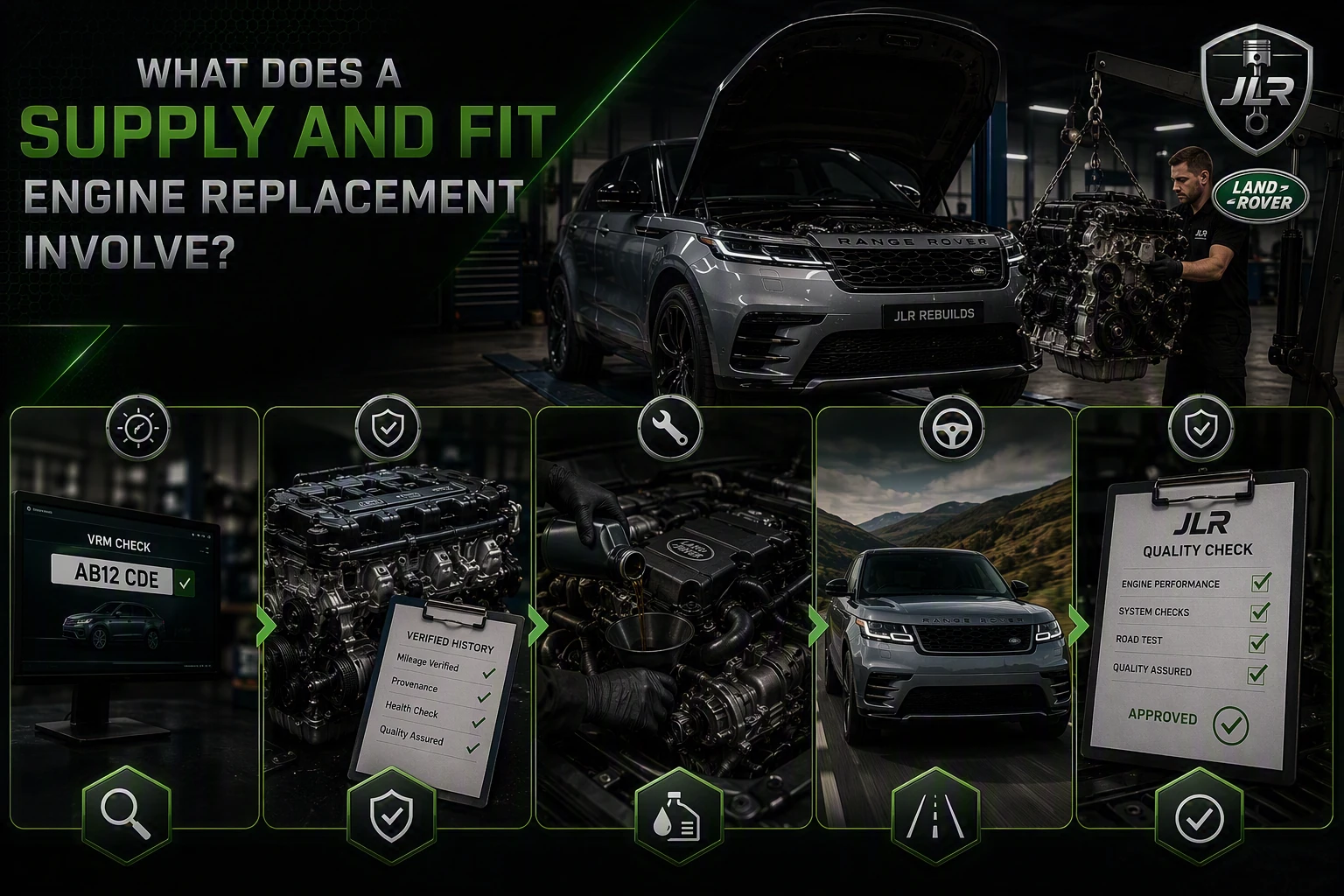 What Does a Supply and Fit Engine Replacement Involve?