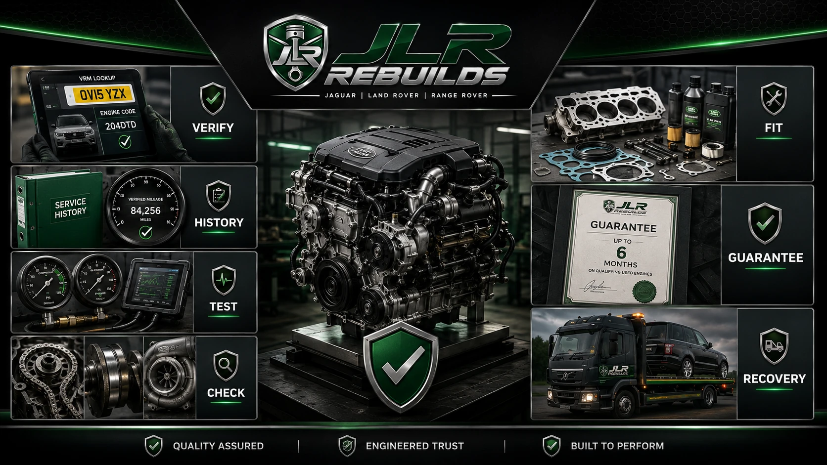 What's Included in a Used Engine Supply & Fitment?